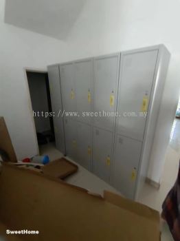 Steel Metal Locker Besi For Pelajar Student Factory Worker | Double Decker Bedframe Katil Besi Asrama | Tilam Single Asrama Murah | Hostel Furniture Supplier | KL | Penang | Perak | Kedah 