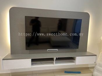 Wall Mounted Hanging Tv Cabinet | Kabinet Tv Gantung Dinding | Penang Furniture Store