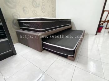 Super Single Pull Out Bed Frame | Super Single Mattress | Katil Tarik Keluar Tolak Masuk Tilam | Penang Furniture Penang 