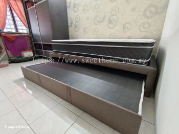 Super Single Pull Out Bed Frame | Super Single Mattress | Katil Tarik Keluar Tolak Masuk Tilam | Penang Furniture Penang 