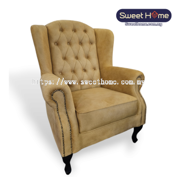 Premium Chesterfield Wing Chair 
