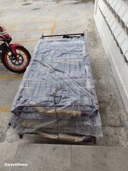 Metal Double Decker Bedframe | Katil Besi 2 Tingkat | Pembekal Katil Besi Asrama | Hostel Furniture Supplier | Kedah | Penang | Perak | Johor Bahru 