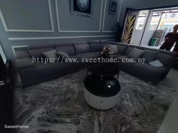 Corner L Shape Sofa | Fabric Sofa | Big Sofa | Sofa Furniture Store | Penang Furniture Store | Deliver Whole Malaysia | Perak | Pahang | Kedah