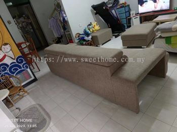 2 Seater Fabric Modern Sofa | Sofa Promotion | Sofa repair service | Sofa Furniture Store Penang Nearby