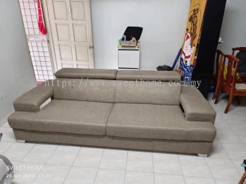 2 Seater Fabric Modern Sofa | Sofa Promotion | Sofa repair service | Sofa Furniture Store Penang Nearby