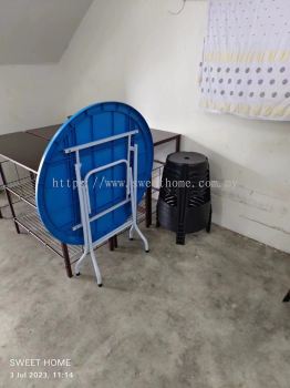 Hostel Furniture Supplier | Katil Double Decker Metal  | Single Mattress Hostel tilam Asrama Murah | Locker Besi Baju | Round Plastic Table | Metal Kitchen Cabinet | Kerusi Plastic Chair | Metal Clothes Hanger Ampaian Besi Deliver to Bumblebee Eco Solution  Bukit Minyak Simpang Ampat Penang