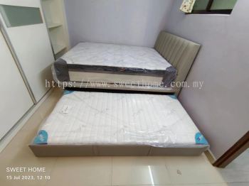 Pull Out Bed Queen Size | Anti Static Queen Size Mattress | Super Single Mattress | Best Pull Out Bed Price Penang | Bedroom Furniture Store