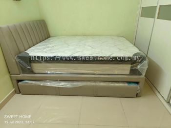 Pull Out Bed Queen Size | Anti Static Queen Size Mattress | Super Single Mattress | Best Pull Out Bed Price Penang | Bedroom Furniture Store