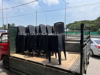 Black Plastic Chair Strong Durable | Banquet Dining Plastic Chair | Kerusi Plastik Murah Kuat | Self Pickup Customer From Sunview 18 Resources Bandar Seberang Jaya Penang