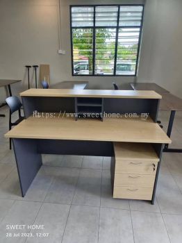 Reception Table | Receptionist Counter Table | Meja  Penyambut Tetamu | Office Table Penang | Office Furniture Penang | Pembekal Perabot Pejabat | KL | Penang | Puchong | Rawang | Bukit Jalil | Kedah | Sepang | Shah Alam | Johor Bahru | Muar | Dungun | Ipoh