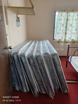 High Quality Hostel Single Mattress | Tilam Jabatan Tenaga Kerja JTK Approved | Pembekal Tilam dan Katil Asrama | KL | Singapore | Johor Muar | Puchong | Shah Alam | Ipoh Perak | Cyberjaya