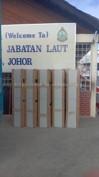 2 Compartment Door Steel Locker | Almari Besi 2 Pintu Ruangan | JTK Standard Locker Wardrobe | Hostel Furniture Supplier | Pembekal Loker Perabot Asrama |Deliver to Jabatan Laut Johor Paya Beach Resort Mersing Johor