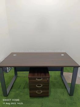 Acadia Wooden Office Table | Modern Rustic Office Table | Meja Pejabat Murah Cantik | Office Table Penang | Office Furniture Penang | KL | Cyberjaya | Putrajaya | Kampung Baru | Ampang | Lunas | Kulim | Sungai Petani | Office Furniture Kedah