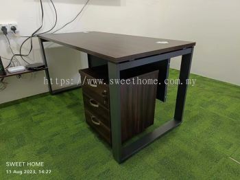 Acadia Wooden Office Table | Modern Rustic Office Table | Meja Pejabat Murah Cantik | Office Table Penang | Office Furniture Penang | KL | Cyberjaya | Putrajaya | Kampung Baru | Ampang | Lunas | Kulim | Sungai Petani | Office Furniture Kedah