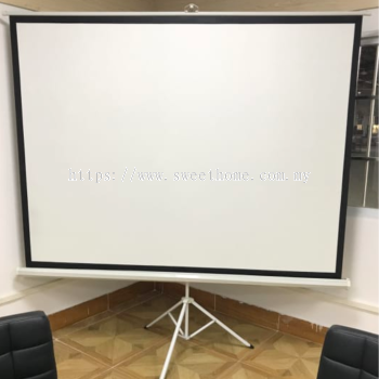 Tripod Projector Screen Wit Stand | Office Use Projector Screen | Office Equipment Supply | Office Furntiure Penang | Pembekal Kelengkapan Pejabat | KL | Pahang | Batu Kawan Penang | Kulim Lunas Kedah