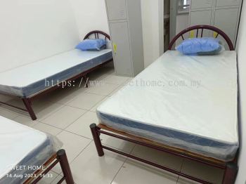 Hostel Single Metal Bedframe JTK Approved | Katil Besi Saiz Bujang Murah Berkualiti | Tilam Single Mattress Hostel Asrama | Hostel Furniture Supplier | Pembekal Perabot Pejabat | KL | Putrajaya | Cyberjaya | Damansara | Kulim | Lunas | Ipoh 