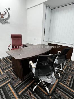 Director Table and Director Chair | Office Table Workstation With Panel Partition | Office Meeting Conference Table | Office Chair And Typist Chair | Office Furniture Penang | Office Table Penang | Office Chair Penang