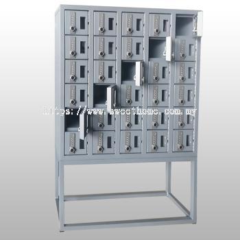 30 Compartment Locker High Security Locker For Factory Worker Passport Phone Valuable Belonging | Locker Supplier Malaysia