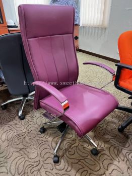 Office Director Chair PU Leather | Premium Colour Director Chair | Kerusi Pejabat Bos Pengarah CEO Pegawai | Office Chair Penang | Office Furniture Penang | Pembekal Perabot Pejabat | KL | Melaka | Ipoh | Jitra | Kangar