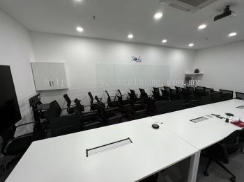 Office Meeting table White | Ergonomic Office Chair | Office Meeting Room Furniture | Office Chair Penang | Office Table Penang | Office Furniture Supplier | Klang | Jitra | Sik | Kulim | Lunas | Tapah | Ipoh | Kampar | Chendering | Kangar | Georgetown  