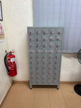 50 Compartment Steel Metal Passport Phone Locker | Security Locker For Phone Wallet Passport for Factory | Steel Metal Locker Supplier | Penang | Kedah | Merbok | Junjong | Tapah | Tanjung Malim | Proton City | Forest City