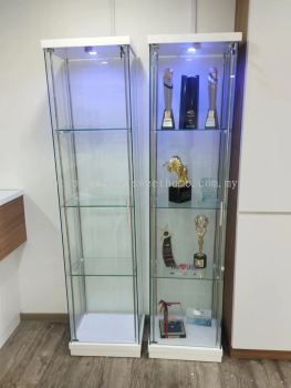 Glass Display Cabinet With Lights | Kabinet Pameran Trophy | Exhibition Cabinet | Office Furniture | Penang | Kedah | Selangor | Kl| Pahang | Jengka | Kemaman | Perak | Perlis | Melaka