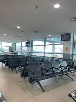 Penang Internatiol Airport (PEN) 4 seater link chair | Rochester Link Chair | Visitor Airport Link Chair | Waiting Area Chair | Public Waiting Chair | Office Furniture | Airport Furniture | Office Chair Penang | Kedah | Pahang | KLIA | Kulim | Lunas