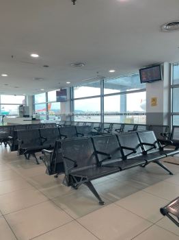 Penang Internatiol Airport (PEN) 4 seater link chair | Rochester Link Chair | Visitor Airport Link Chair | Waiting Area Chair | Public Waiting Chair | Office Furniture | Airport Furniture | Office Chair Penang | Kedah | Pahang | KLIA | Kulim | Lunas