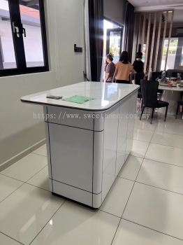 Marble Bar Island Kitchen | Modern Counter Kitchen Island Table | Kitchen Furniture | Dining Room Furniture | Penang | KL | Cheras | Bayan Lepas | Georgetown | Ipoh | Lunas | Johor Bahru  