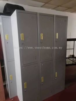 Hostel Furniture Penang | Loker Besi Baju 2 Pintu | Steel Metal Locker  | Pembekal Perabot Asrama | Penang | Kedah | Kulim | Baling | Kelantan | Rawang | Puchong | Klang | Kluang | Muar 