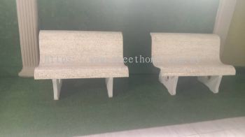 Kerusi Batu | Backrest Concrete Stone Bench | Stone Bench | Terrazo Stone Bench | Stone Furniture | Kl | Cheras | Ampang | Penang | Kulim | Kedah | Lunas | Melaka | Nilai | Air Itam | Puchong | Sungai Buloh | Taiping | Ipoh 