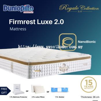 Dunlopillo Royal Collection 2.0 Firmrest Luxe 2.0 