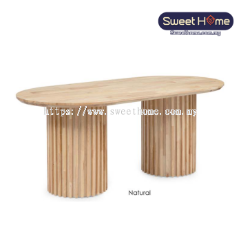 MUJI Natural Solid Wood Dining Table | Cafe Furniture 