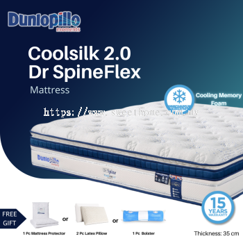 Dunlopillo CoolSilk 2.0 Dr SpineFlex Mattress