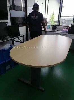 Office Table | Oval Conference Meeting Table | 6ft Meeting Table | Office Furniture | Meja Mesyuarat Pejabat Murah | Penang | Kedah | Kulim | Kl | Kuantan | Lunas | Shah Alam | Cyberjaya | Putrajaya | Ampang | Pekan | Bandar Baru  