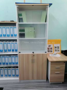 Full Height Office Cabinet | Glass Door Cabinet | Kabinet Bilik Guru | Office Furniture | KL | Penang | Kulim | kedah | Lunas | Bandar Bharu | Kuantan Pahang | Slim River | Tanjung Malim | Ipoh | Office Furiture Perak