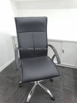 Executive Manager Office Chair | PU Leather Office Chair | Kerusi Pejabat High Back | Office Chair Shop Nearby | Penang | KL | Kulim | Perak | Lunas | Nibong Tebal | Parit Buntar |  Putrajaya | Cyberjaya | Bukit Jalil | Rawang | Ipoh | Taiping | Office Furniture