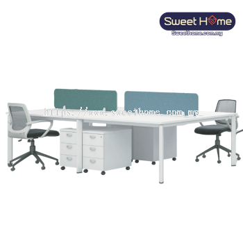 ARTIC Office Workstation Table Cluster of 4 | Office Furniture