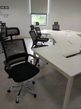 Office Furniture Set Up | 2025 Modern Office Table and Chair | Office High Back Chair | Round Discussion Table | Office Furniture | Penang | Kl | Ipoh | Kangar | Perlis | Kedah | Kulim | Sungai Petani | Baling | Cyberjaya | Putrajaya | Klang | Johor Bahru