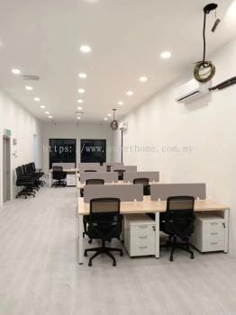 Office Workstation Table | 4 Seater Pax Workspace Table | Office Table With Partition | Office Chair | Kerusi Pejabat Beroda | Office Furniture | KL | Penang | Kedah | Ipoh | Johor Bahru | Singapore | Putrajaya | Kuala Terengganu | Kuala Nerus | Kota Bharu