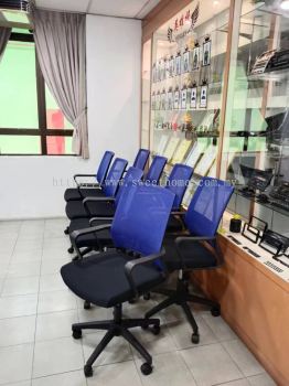 Medium Back Mesh Office Chair | Office Conference Table | Kerusi Meja Discussion Mesyuarat | Office Furniture | Penang | KL | Bertam | PJ | Johor Bahru | Ipoh Perak | Kulim | Lunas | Kedah