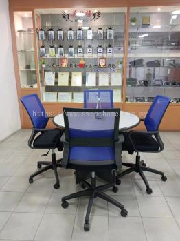 Medium Back Mesh Office Chair | Office Conference Table | Kerusi Meja Discussion Mesyuarat | Office Furniture | Penang | KL | Bertam | PJ | Johor Bahru | Ipoh Perak | Kulim | Lunas | Kedah