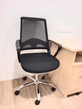 Standard Office Table Desk | Medium Back Office Chair | Minimal Manager Office Table Set | Office Furniture | KL | Klang | Jalan Masjid India | Ampang | Putrajaya | Cyberjaya | Kulim | Lunas | Sungai Petani