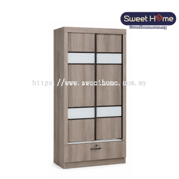 Sliding Door Wardrobe With Mirror ( ID-13B ) | Quality ECO Budget Wardrobe