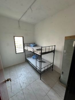 Heavy Duty Metal Double Decker Bed for Worker Hostel Accommodation | JTK Compliant Foreign Worker Hostel Bed and Locker Package | Set Katil Tilam Loker Asrama Murah | Deliver Penang, Batu Feringghi, Kulim Hi Tech, Prai, Bayan Lepas.