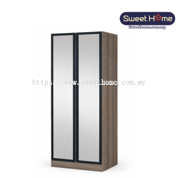 2 Door Swing Mirror Door Wardrobe (ID- DR Mirror) | Mix and Match Bedroom Wardrobe