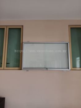 Aluminium Sliding Glass Notice Board | Lockable Display Board | Indoor Bulletin Board | Office, School & University Notice Board Malaysia | Deliver Batu Kawan, Prai, Sungai Petani, Kulim, Georgetown, Bayan Baru, Puchong, KL
