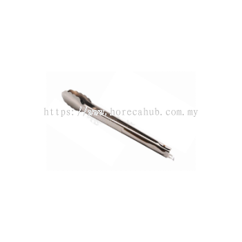 QWARE STAINLESS STEEL TONG WITH STOPPER FTS-12 12 INC