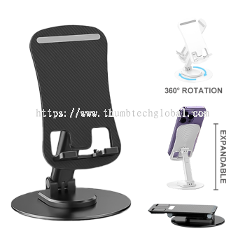 MS06 - FOLDABLE - MULTI VIEW 360掳ROTATABLE MOBILE & TABLET HOLDER