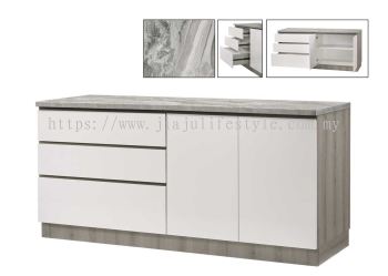 6FT Kitchen Cabinet (Base Unit) with High Gloss White
